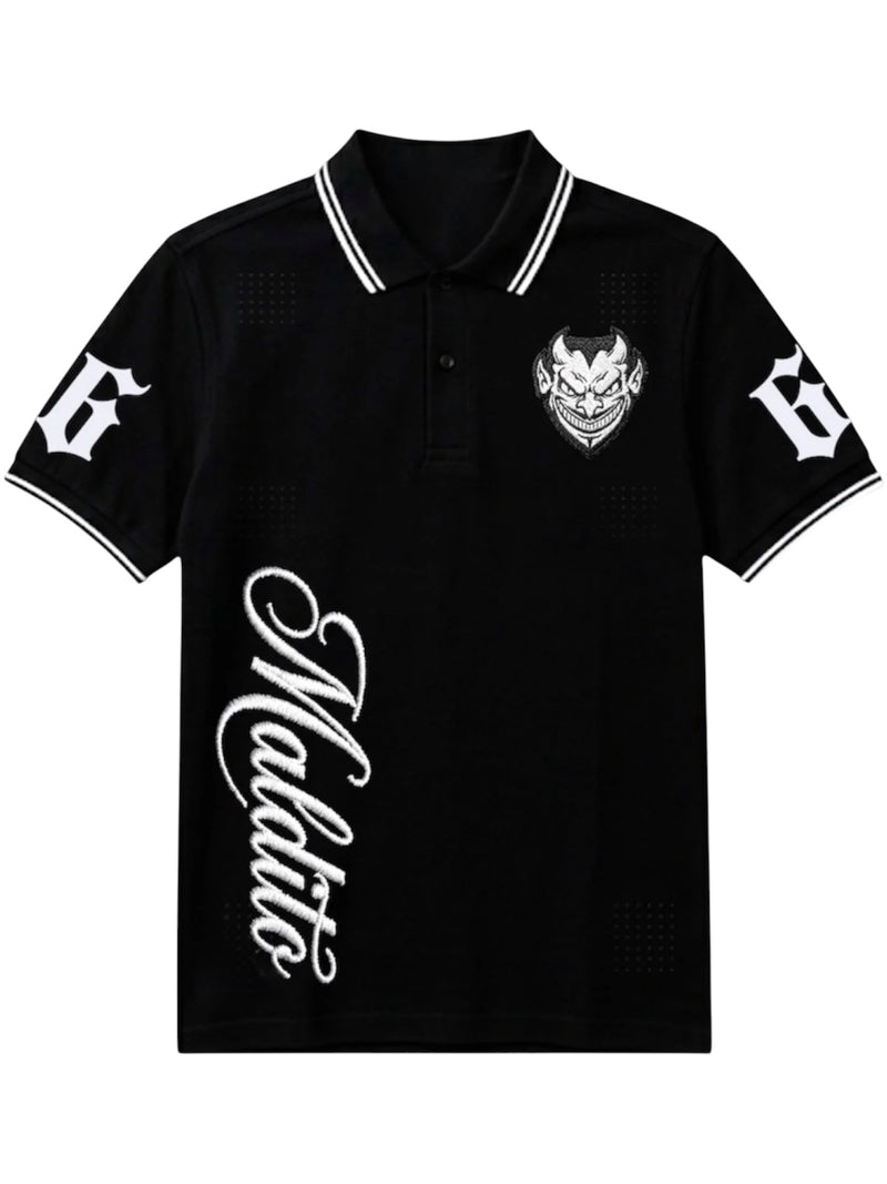 Polo "Maldito" - Negro